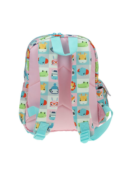 Fisher Price Giraffe Giraffe Schulranzen Rucksack Kindergarten Rosa mit Flaschenhalter 12Liter