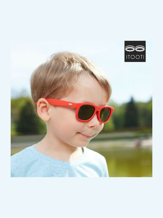 iTooTi Butterfly Kids Sunglasses Red For 3-6 Years