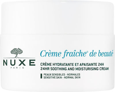 Nuxe Creme Fraiche de Beaute 24ωρη Ενυδατική Κρέμα Προσώπου για Ευαίσθητες Επιδερμίδες 50ml