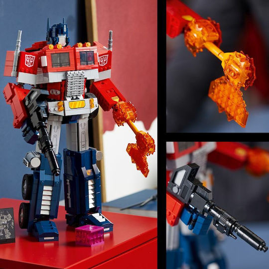 LEGO Icons Transformers Optimus Prime За 18+ Години 1508 Бройки