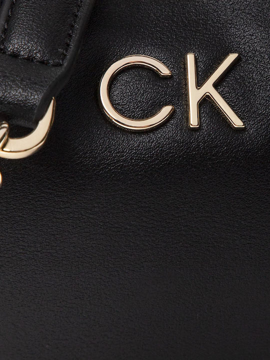 Re-Lock Γυναικεία Τσάντα 'Ωμου Μαύρη