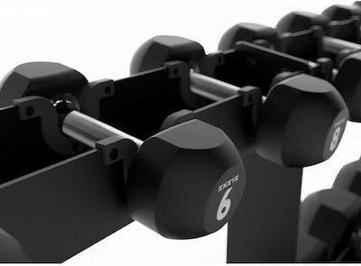 Amaya Rubber Dumbbells Rubber Set of Dumbells 2 x 4kg