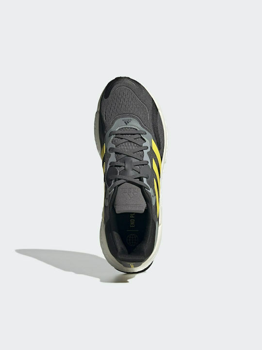Solarboost 4 Herren Sportschuhe Laufen Grey Six / Beam Yellow / Linen Green
