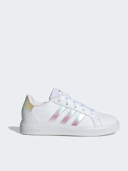 Grand Court GRAND COURT 2.0 K Kids Sneakers Cloud White / Iridescent