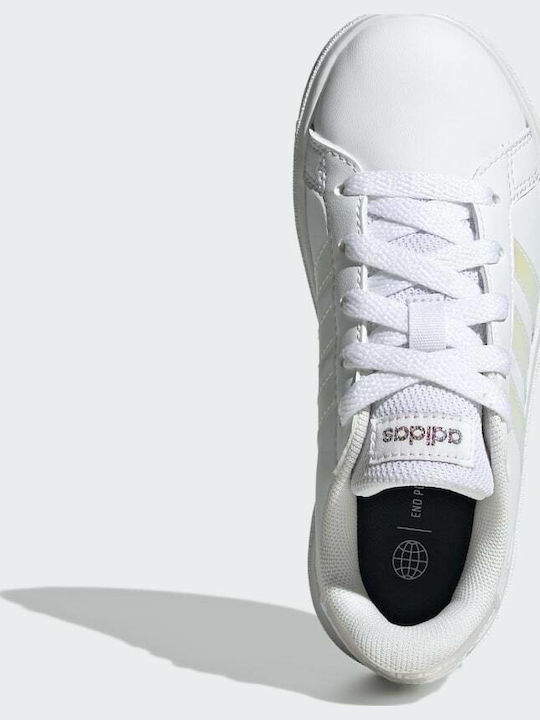 Grand Court GRAND COURT 2.0 K Kids Sneakers Cloud White / Iridescent