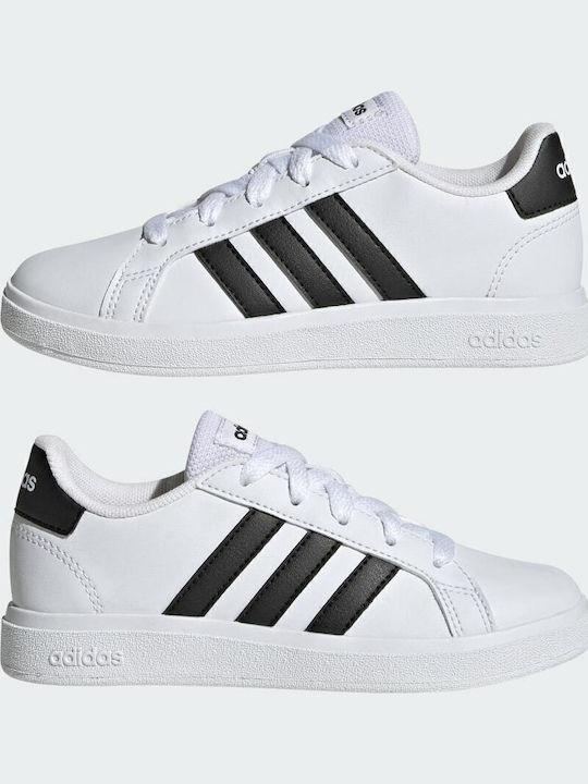 Grand Court Lifestyle Tennis Kids Sneakers Cloud White / Core Black
