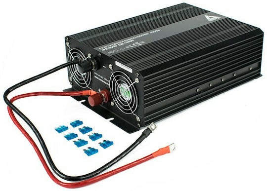 Azo Digital AZO Digital Car Inverter Modified Sinewave 144W to Converter 12V DC in 230V AC