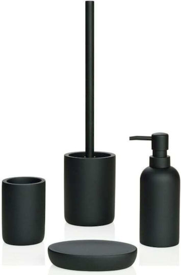 Andrea House Dispenser Κεραμικό Μαύρο 330ml