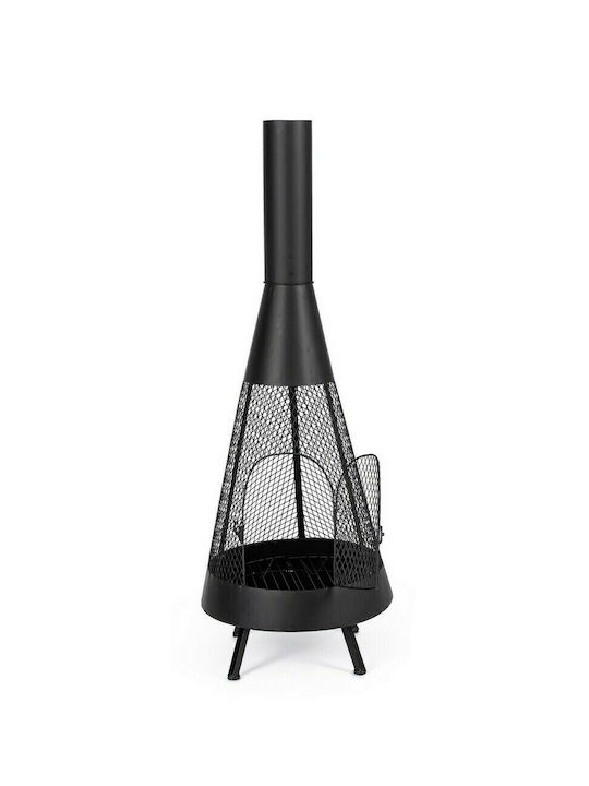 Bizzotto Firepit Efesto Black 50x50x138cm