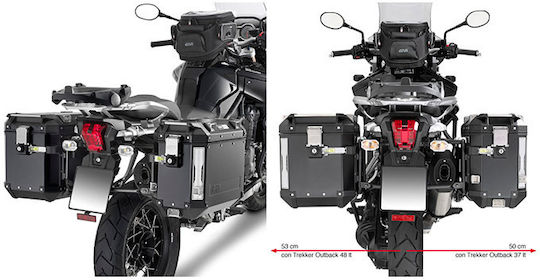 Givi Side Mounts for Peugeot Trekker for Triumph Tiger for Triumph Tiger 1200 12-18