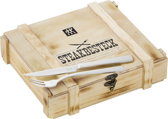 Zwilling J.A. Henckels Steak Cutlery Σετ Μαχαιροπίρουνα 12τμχ Zwilling J.A. Henckels Steak Cutlery Σετ Μαχαιροπίρουνα 12τμχ