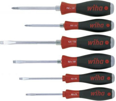 Wiha Σετ 6 Χτυπητά Κατσαβίδια με 6 Εναλλασσόμενες Μύτες 530