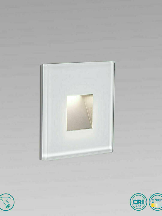 Faro Barcelona Dart Επιτοίχιο Εξωτερικό Σποτ LED IP65 2W 8x8εκ.