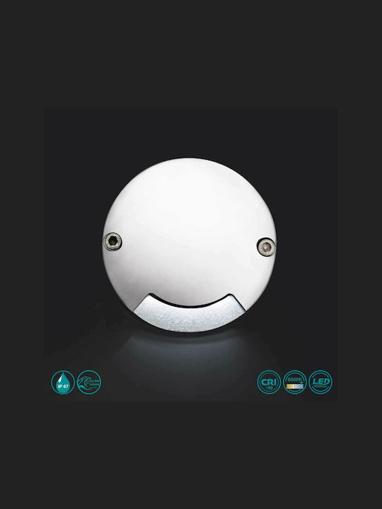 Faro Barcelona Keenan-2 Wall-Mounted Outdoor Ceiling Light LED IP67 1W with Cool White Light