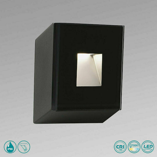 Faro Barcelona Dart Aplica de exterior montată pe perete LED IP65 2W 8x8εκ.