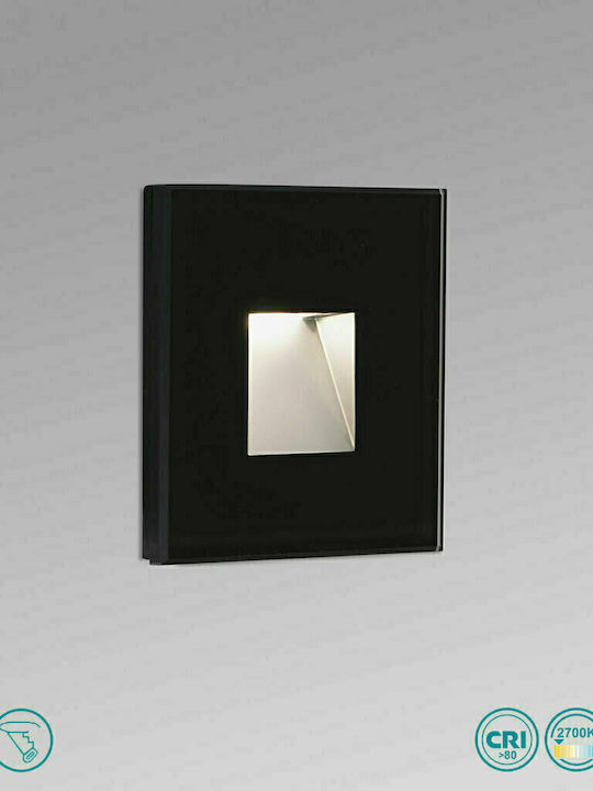 Faro Barcelona Dart Wall-Mounted Outdoor Ceiling Light LED IP65 2W 8x8εκ.