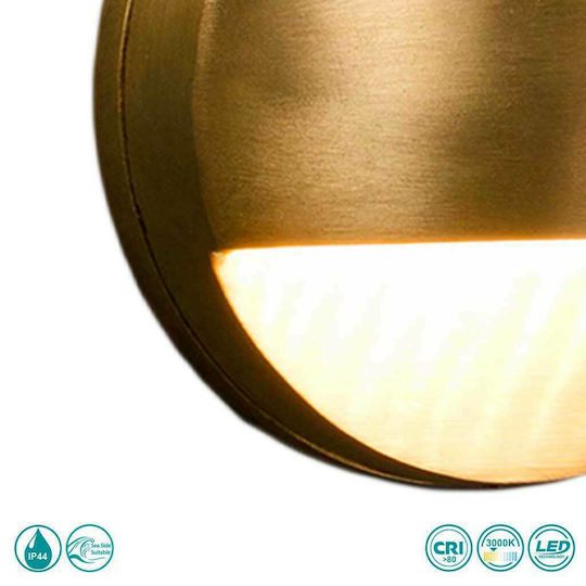 Faro Barcelona Drak Led Επιτοίχια Εξωτερική Πλαφονιέρα LED IP55 6W