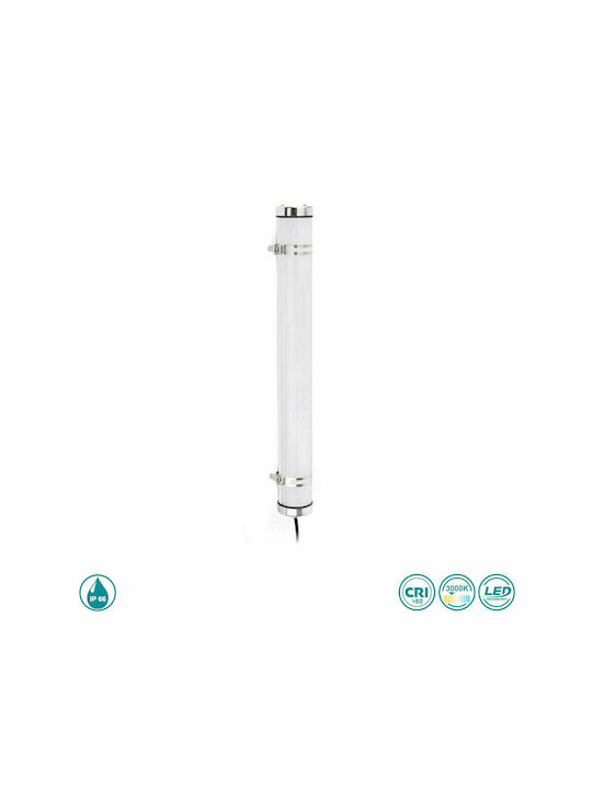 Faro Barcelona Scuba Επιτοίχια Εξωτερική Πλαφονιέρα LED IP65 20W 60x7.5εκ.