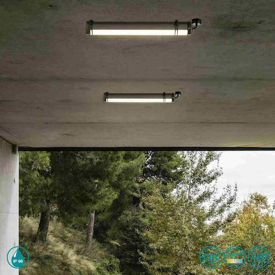 Faro Barcelona Scuba Wandmontierte Außen-Deckenleuchte LED IP66 36W 7.5εκ.
