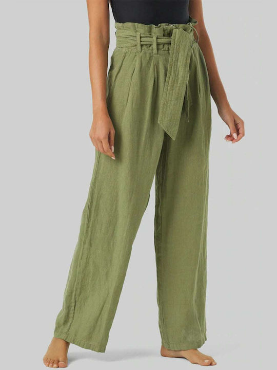 Pants KARMAPANTSE22 military green