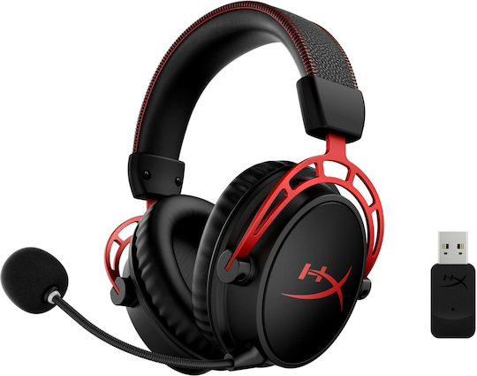 HyperX Cloud Alpha Wireless Over Ear Gaming Headset with USB Connectivity Black/Red