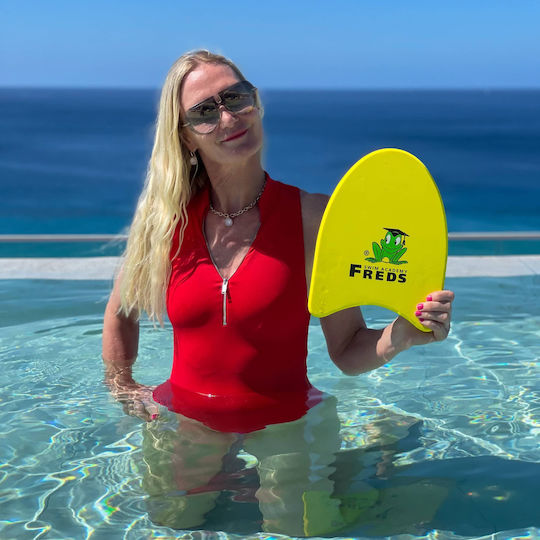 Freds Swim Academy Schwimmbretter 22x27x3cm Gelbe Swim Board