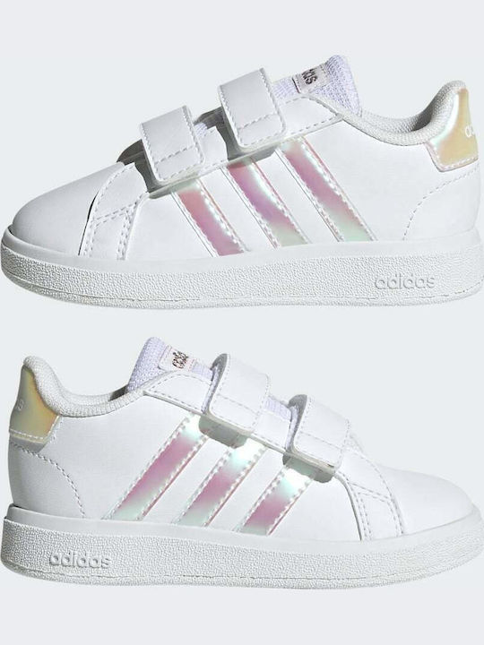 Grand Court GRAND COURT 2.0 Kids Sneakers with Scratch Cloud White / Iridescent