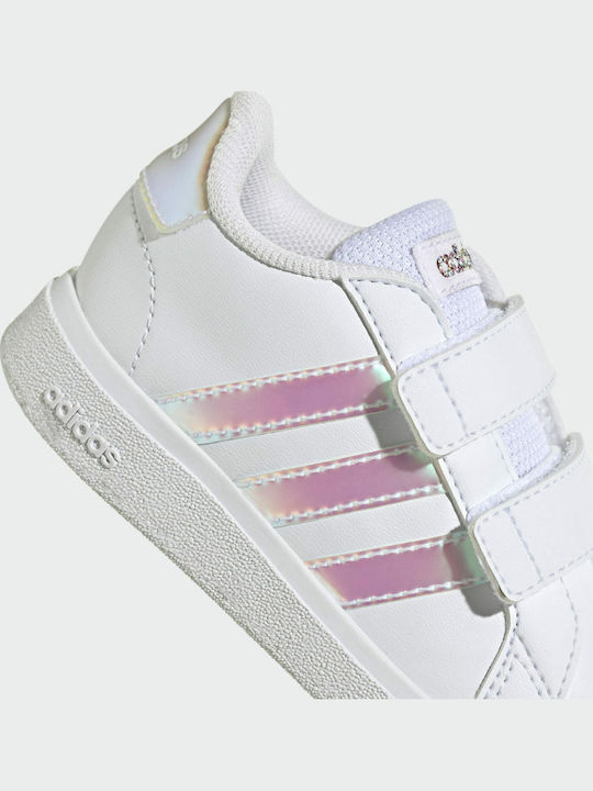 Grand Court GRAND COURT 2.0 Kids Sneakers with Scratch Cloud White / Iridescent