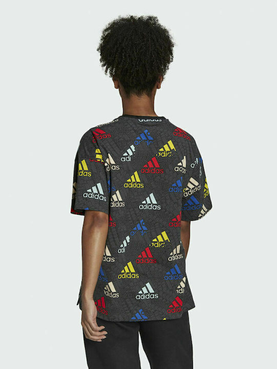 Adidas Essentials Boyfriend Γυναικείο Αθλητικό T-shirt Πολύχρωμο