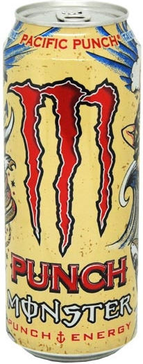 Monster Punch Energy Drink Pacific με Ανθρακικό σε Κουτί 500ml