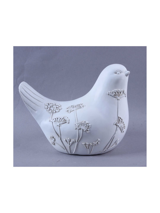 InTheBox Decorative Bird Polyresin Calis in White - Beige 22x13x17cm 1pcs