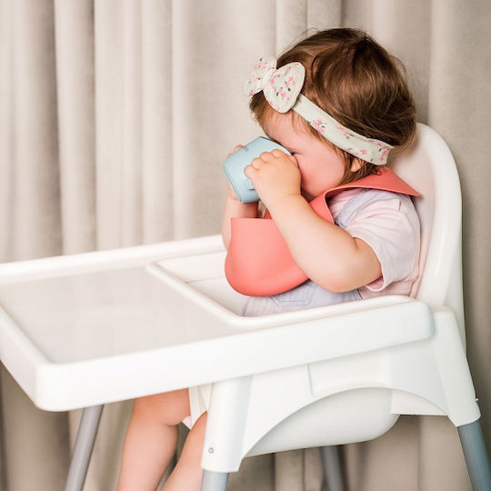 Babyono Παιδικό Ποτηράκι Be Active από Πλαστικό Γαλάζιο 120ml για 6m+