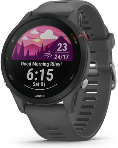 Garmin Forerunner 255 46mm Waterproof Smartwatch with Heart Rate Monitor (Slate Gray)