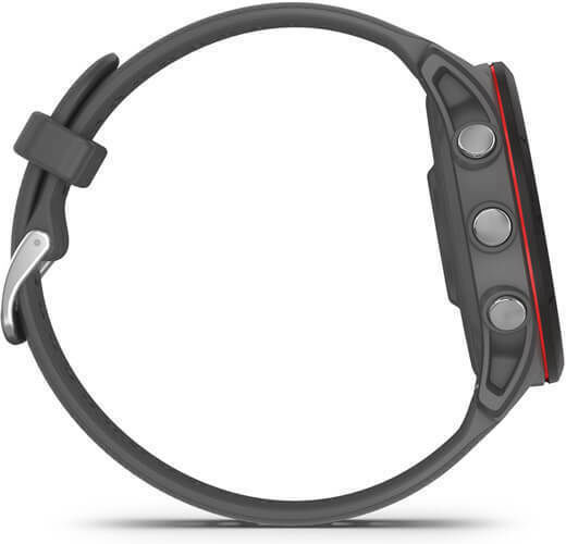 Garmin Forerunner 255 46mm Αδιάβροχο Smartwatch με Παλμογράφο (Slate Gray)