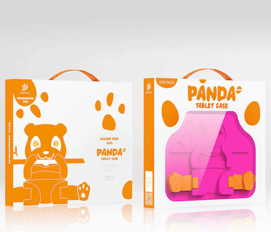 Dux Ducis Panda Back Cover Ανθεκτική για Παιδιά Ροζ (Galaxy Tab A8)