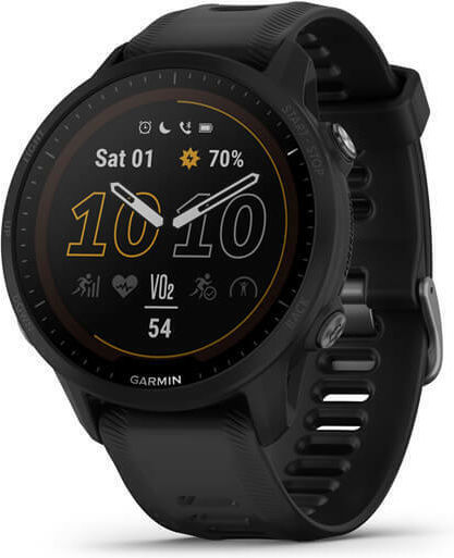 Garmin Forerunner 955 Solar 46mm Wasserdicht Smartwatch mit Pulsmesser (Schwarz)