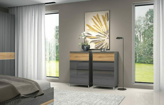 Kommode Holz Agate 60x45x123cm