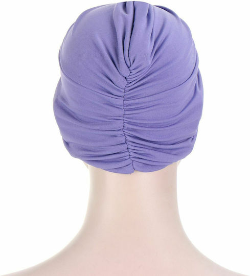 Turban Hair Headbands Women's Turban Purple 1pcs TJM-611-4