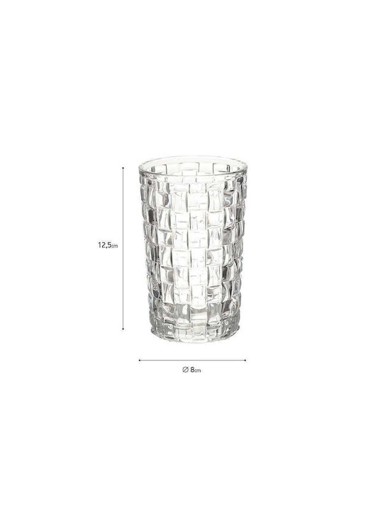 Inart Set of Glasses Water made of Glass 6pcs