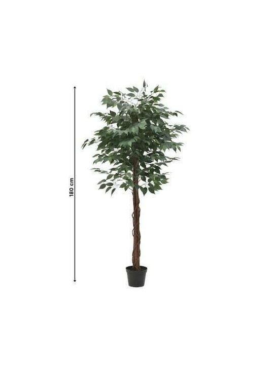 Inart Artificial Plant in Pot Green 180cm 1pcs