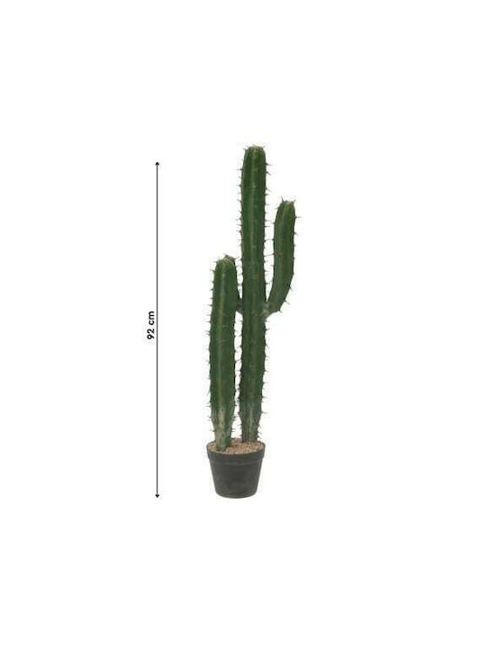 Inart Artificial Plant in Pot Cactus Green 92cm 1pcs