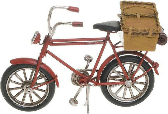 Inart Античен Декоративен велосипед Метална Red 17x5x10см 1бр