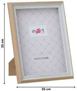 Inart Κορνίζα Λευκή Πλαστική 20x25 Inart Κορνίζα Λευκή Πλαστική 20x25
