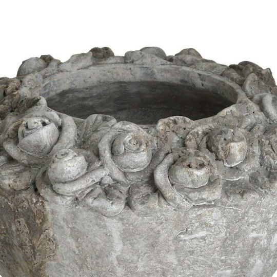 Inart Decorative Bowl Silver 26x26x16cm Inart Decorative Bowl Silver 26x26x16cm