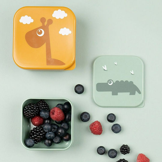 Done by Deer Baby Food Bowl made of Plastic Multicolour 3pcs