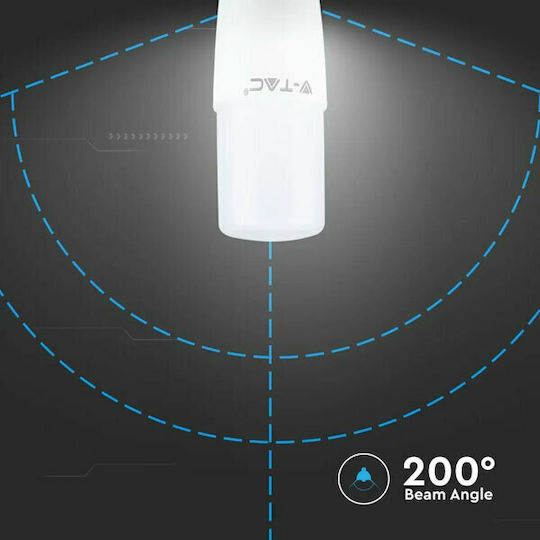 V-TAC LED Bulb 7.5W for Socket E27 and Shape T37 Cool White 660lm