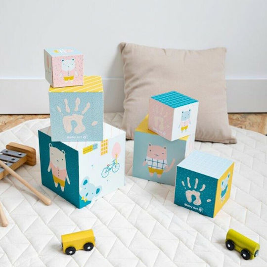 Baby Art Παιχνίδι Στοίβαξης Κύβοι Δραστηριοτήτων Essentials για 6+ Μηνών