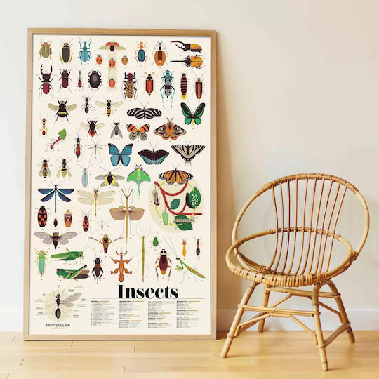 Poppik Aufkleber Discovery Stickers - Insects für Kinder 6+ Jahre+ Jahre