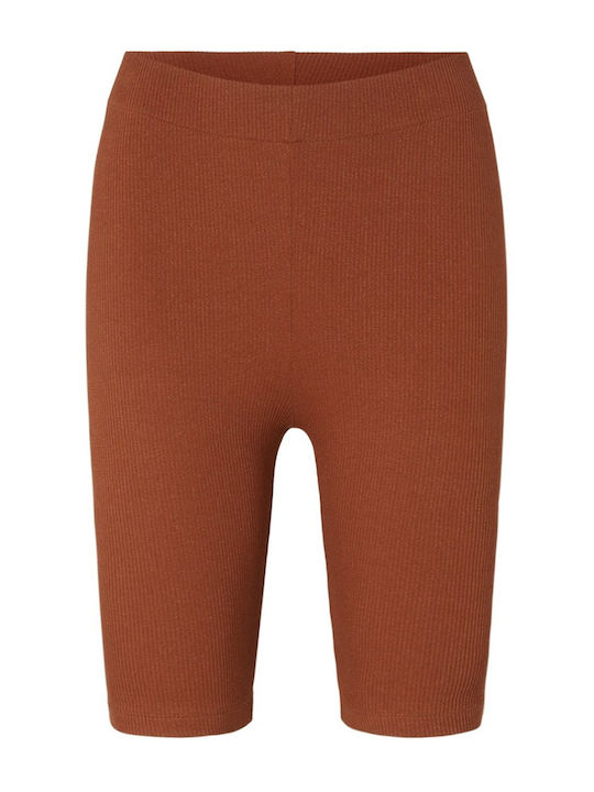 Women's Bike Training Legging High Waisted Nut Brown