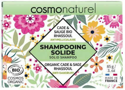 Cosmo Naturel Органичен Сертифициран Твърд Шампоан Против Пърхот За Всеки Тип Коса 85г